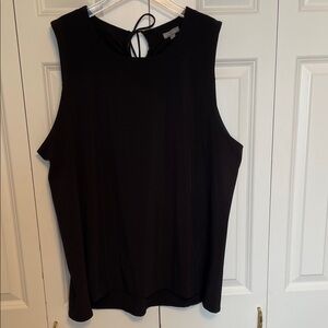 Talbots Elegant Black Sleeveless Top